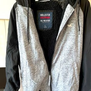 Men Hollister Black Hoodie